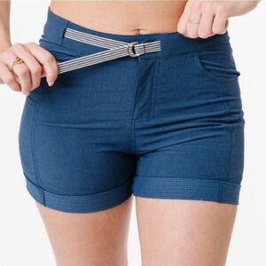 Zyia active blue not just a trail shorts XL